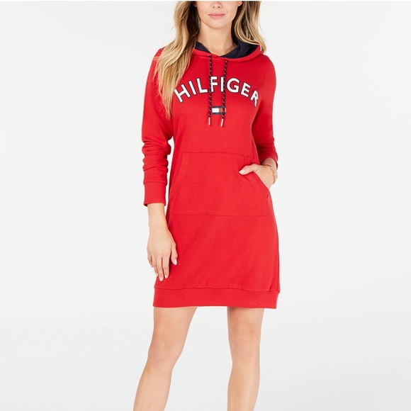 Tommy Hilfiger Logo Hoodie Sweatshirt 